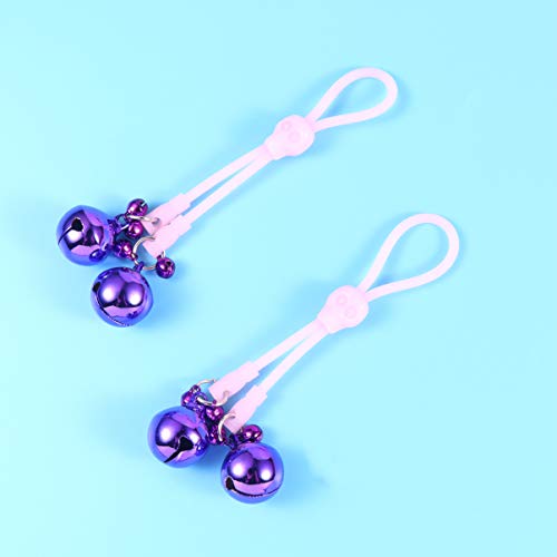 2 peças de anéis de mamilo que brilham no escuro sem piercing para mamilo, grampos de mamilo, brinqu