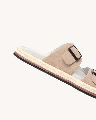 Men's Casual Sandals with Arch Support - Adjustable Buckle Strap Slippers, Comfortable Outdoor & Indoor Slides for Walking & Relaxation4