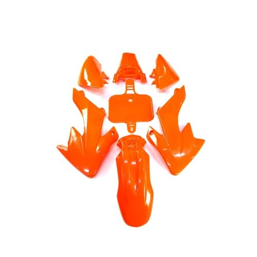 Kit de guardabarros de plástico de carenado apto for CRF50 XR50 50cc 70cc 90cc 110cc 125cc 140cc 150cc 160cc(Orange)