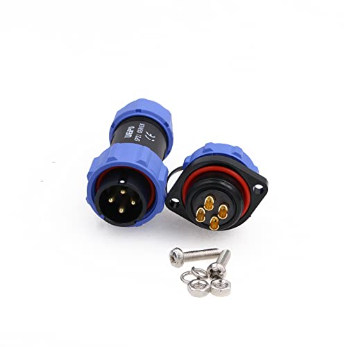 Conector SP21 4pin impermeable que evita cortocircuitos por agua en conexiones de alto voltaje