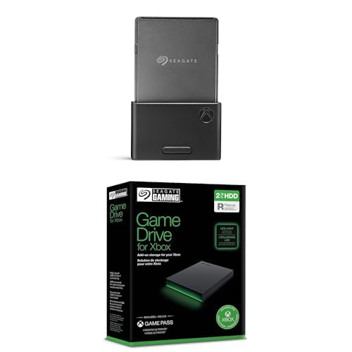 Seagate Xbox Series X|S Game Drive Bundle 2TB SSD, 2TB HDD