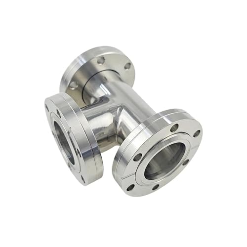 Té égal CF25 raccord haut vide bride fixe inox 304 composant étanche