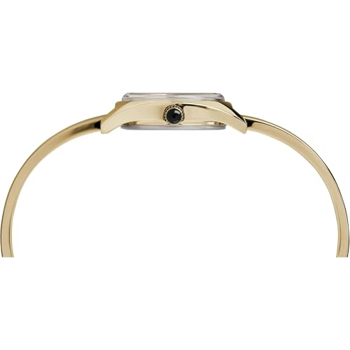 Image of TIMEX Milano Tonneau 24mm Gold Dial Analog Women Watch - TW2R70000UJ