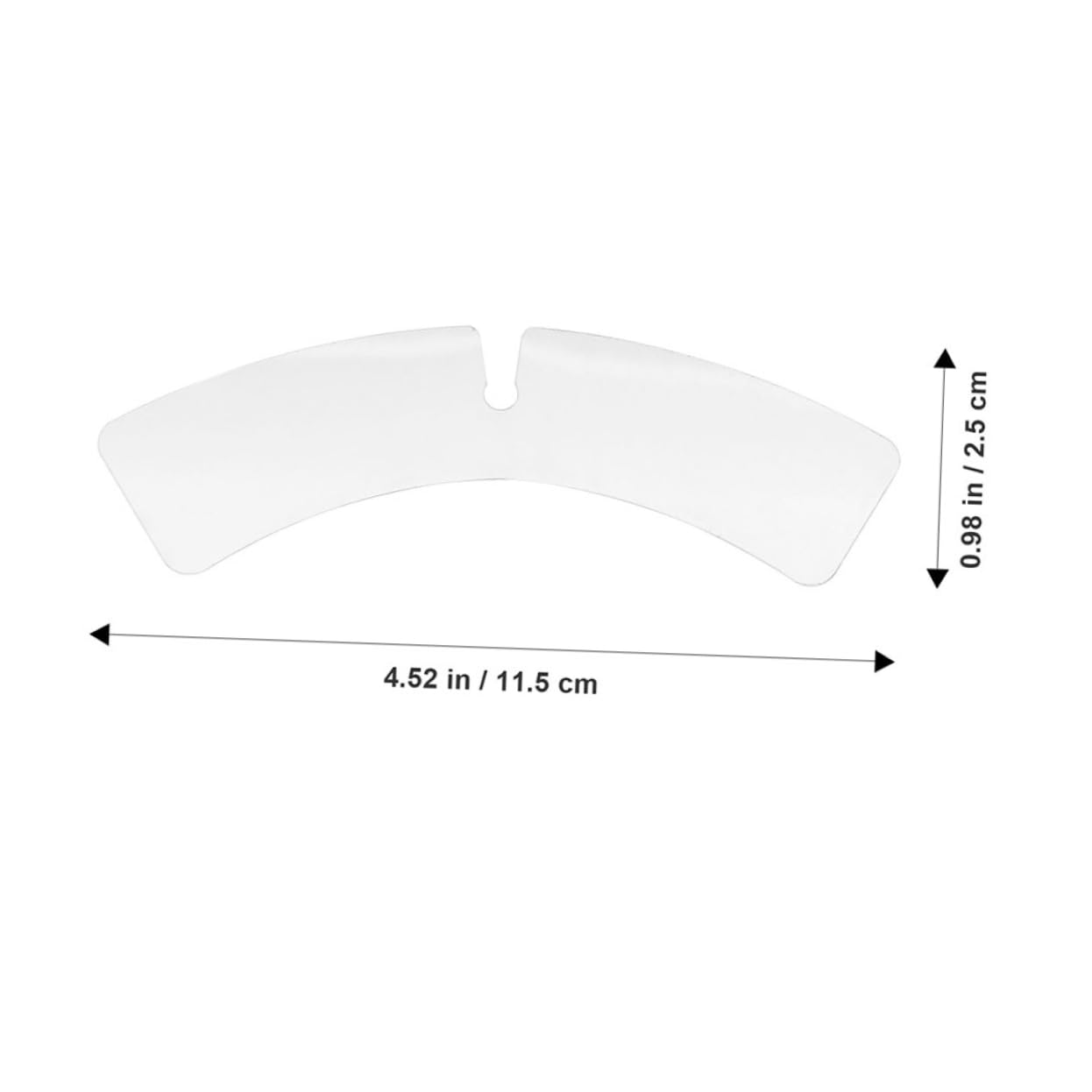 VALICLUD Collar Support for Men Women 100pcs Plastic Collar Stays Invisible Support