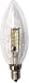 Ag-Eco LED Candelabra Torpedo Light Bulb, C32, Clear, 2.2 Watt, Replacement for 25 Watt Classic Light Bulb