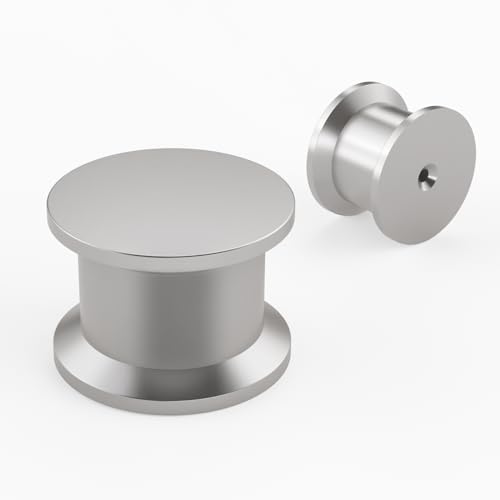 Asidrama 10 Pack Brushed Satin Nickel Kitchen Cabinet Knobs, Cabinet Hardware for Cupboard Drawer Dresser Knobs
