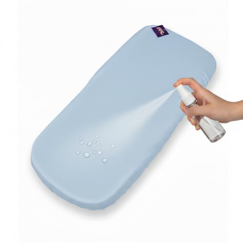 Tititnins - Sabana Bajera Capazo Impermeable Para Bugaboo Fox 5 Renew Funda Colchón Protector Cuco Carrito Bebe Pique Celeste 100 Algodón Certificado Oeko-Tex Organic Cotton