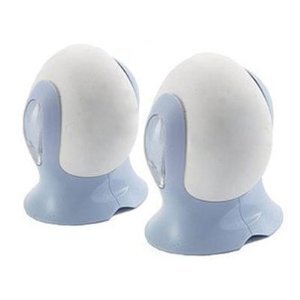 2 X REUSEABLE Damp Moisture Absorbing DEHUMIDIFIER Egg Twin Pack Portable New