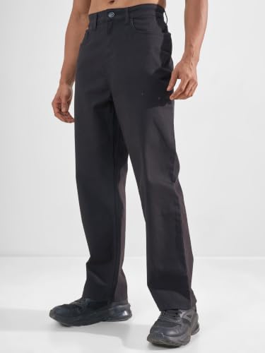 Image of Highlander Men Men's Straight Relaxed Fit Jeans | Stretchable | Everyday Comfort & Style| Jeans for Man|Premium Cotton Blend