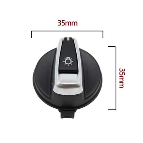 Interruptor de faros delanteros E87 E81 E82 E88 recambio de cubierta de botón rotativo 61316932794 6