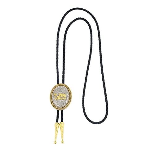 Image of 250th Anniversary of USA Eagle Bolo Tie, Western Cowboy Patriotic Accessory for Men