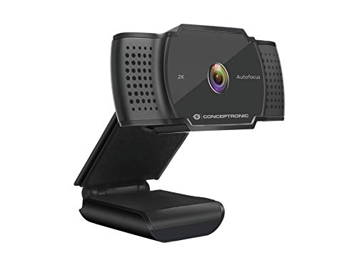 Preisvergleich Produktbild Conceptronic Webcam AMDIS02B 2k Super HD Webcam+Microphone