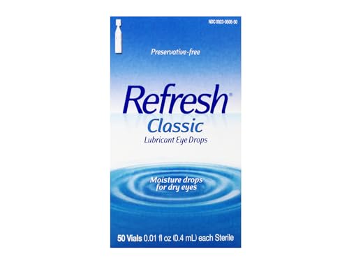 REFRESH Classic Lubricant Eye Drops Single-Use Containers 50 Each (Pack of 3)