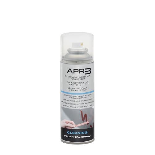Ambro-Sol P304 Enlever Colle et Étiquettes, à Base de Solvants et Polymères Synthétiques, Permet de Retirer Des Pièces Collées en Quelques Minutes, Bombe Spray en Fer Blanc Recyclable 200 ml