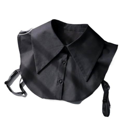 Cuello falso de algodón blanco para mujer capa interior de invierno 5