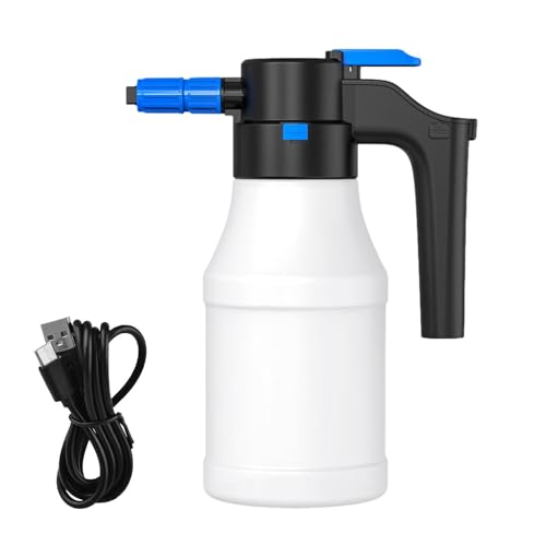 Spruzzatore per lavaggio auto – resistente all'usura e affidabile 1,5 l – Tubo per bottiglie di schiuma, spruzzatore portatile ad acqua a pressione – nebulizzatore a pressione – spruzzatore pompa per