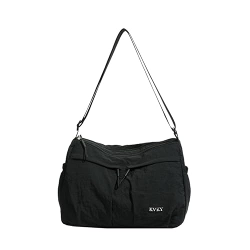 Oxford Crossbody Messenger Bag for Women Waterproof Shoulder Bag Multi Pockets Hobo Top Handle Handbag