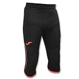 Pantalón pirata de portero Joma Protect Pantalón de Portero, Hombre, Negro/Coral, 4XS