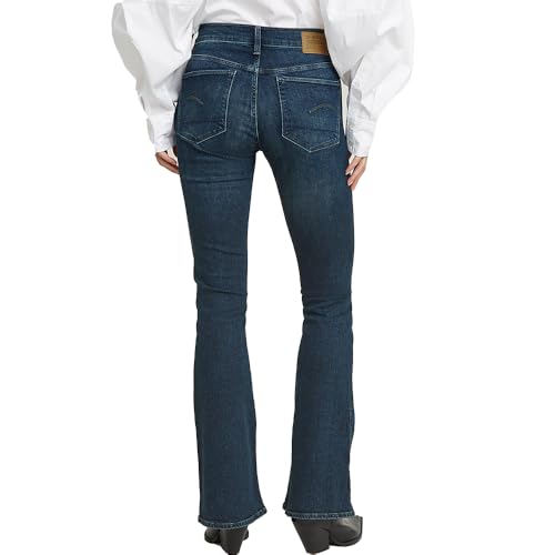 G-STAR Raw - Womens 3301 Flare Jeans, Color Worn in ICY Blue, Size: 29W x 32L2