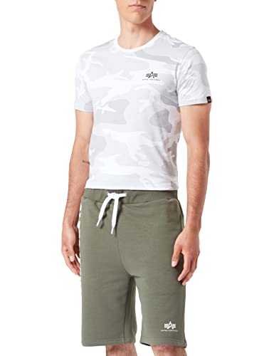 Preisvergleich Produktbild Alpha Industries Herren Big Letters Shorts, Dark Olive, L