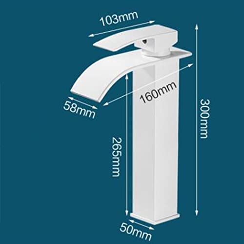 Robinet Cascade Blanc pour Lavabo et Matinées Sereines - 2