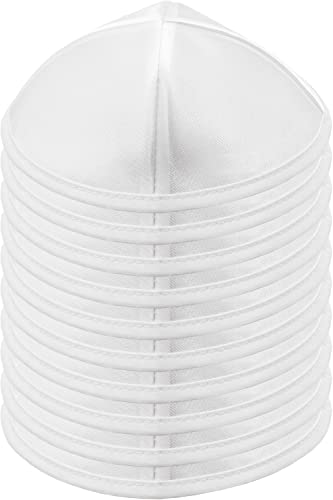 Image of Pack of 10 or 30-Pcs - Hq 19 /20CM Satin Kippah for Men & Boys, Yamaka Hat Designed in Israel - Kippot Bulk