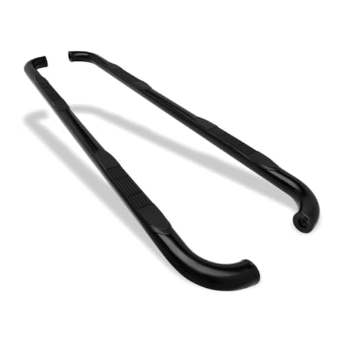 Estribo redondo negro para Chevy GMC C/K 3500/2500/1500 miniatura 1