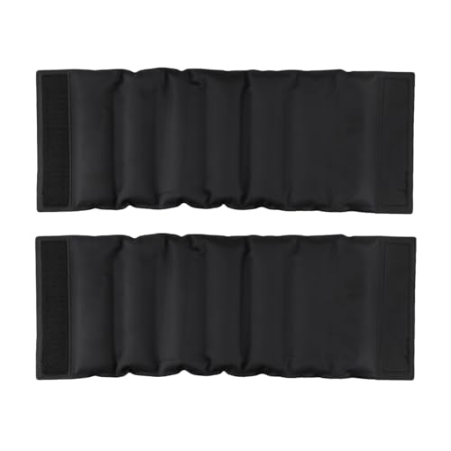 Lawnoval 2 fundas enfriadoras de vino con envoltura ajustable, enfriador de gel reutilizable para botellas de vino y champán de 750 ml, portátil para fiestas, picnic, barbacoa, playa, color negro