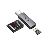 uni USB 3.0 zu SD / Micro SD Kartenleser 2-in-1, USB SD / TF-Speicherkartenleser, Externe Kartenlesegeräte, für SD, SDXC, SDHC, MMC, RS-MMC, Micro SDXC, Micro SD, Micro SDHC-Karte und UHS-I-Karten