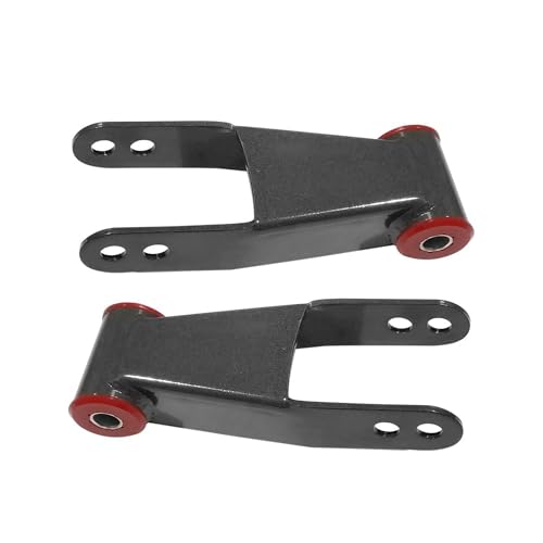 Psrorkeu - 4\" Rear Drop Kit Shackles Hangers for Chevy Silverado/GMC Sierra 1500 Series 1988-1998