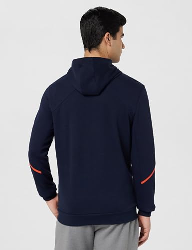 Image of Van Heusen Cotton Blend Men Sport Media Pocket Hooded Neck Hoodie - Ultra Soft, Breathable