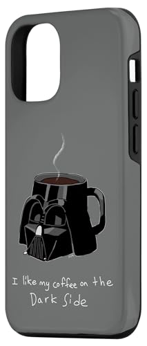 Coque iPhone 12 Star Wars Dark Vador idéale pause café - 2