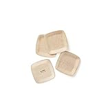 Bambu, Disposable, Biodegradable and Compostable Bamboo Plates. Square 3.5 Inch, Great For Parties,...