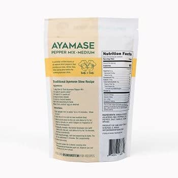 Miniatura 2 de Simi & Temi Mezcla de pimienta Ayamase  Estofado nigeriano  Sin conservantes  Pimientos secos  16 oz  Picante moderado