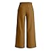 Miyaomn Womens Spring Fashion 2026 Wide Leg Pants for Women Flowy Drawstring Elastic Waist High Waisted Lounge Palazzo Trousers Dressy Casual Linen Boho Summer Beach Vacation Travel Clothes Coffee