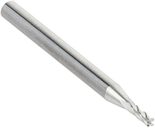 Image of HHIP 8003-1245 Uncoated Solid Carbide Single End Mill, 4-Flute, 1 /16 inch Diameter, 1 /8 inch Shank, 1 /4 inch Flute Length