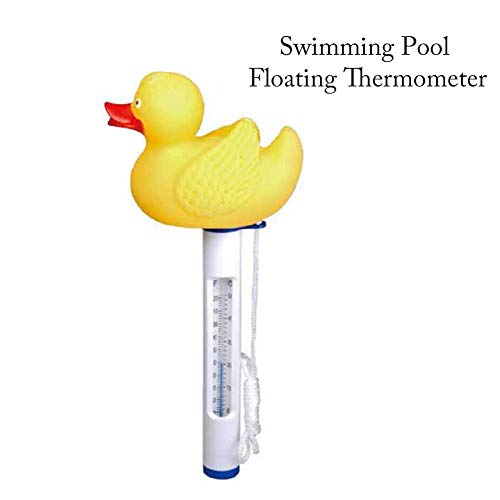 Sanmubo Floating Pool Thermometer Large Size Durable Temperature Thermometer With String For Swimming Pools Hot Tub Spa, Aquariums & Fish Ponds