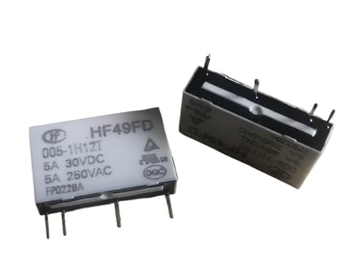 Relais electromagnetique HF49FD 012-1H12G 4 broches 12V 5A