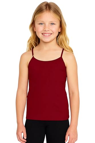 Image of Kurve Girl's Sleeveless Tank Top - Stretch Undershirts Cami Camisole, UV Protective Fabric, Rated UPF 50+ (Made in USA)