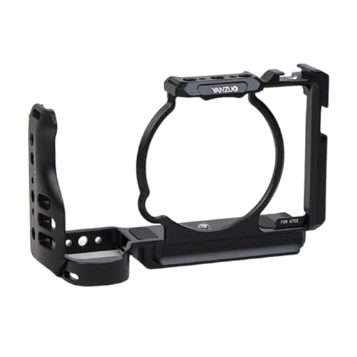 Image of Camera Cage A7C II A7CR Aluminum Cage for Sony A7C2 A7CR Camera (Black)