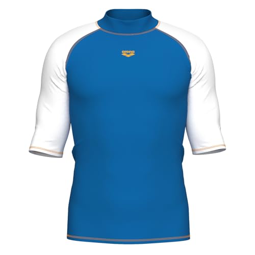 Camiseta natación hombre manga corta para surf y días de playa