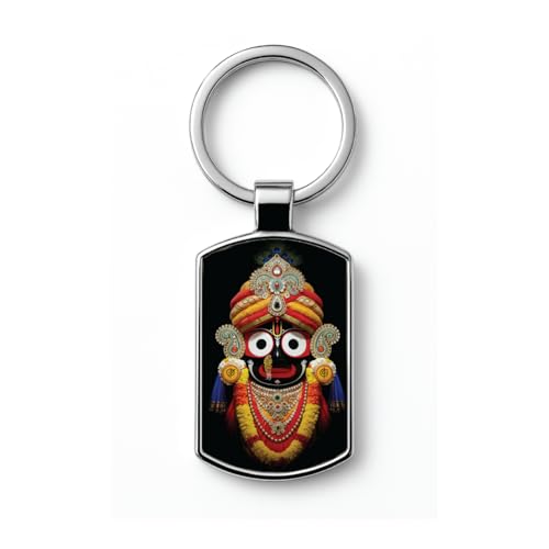 Image of Stylish Metal Keychains with Permanent Glossy Print - Inspirational Quotes & Spiritual Designs - Perfect Key chains for loved ones, Personal Use, Gifts & Return Gifts