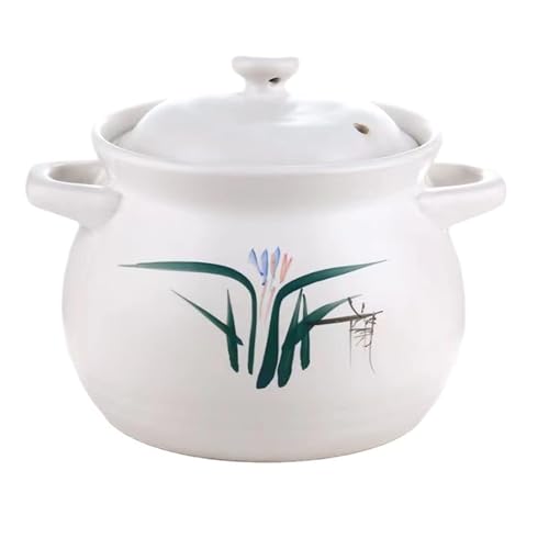 Clay Pot for Cooking Japanese-Stone Pot with Lid Ceramic Casserole