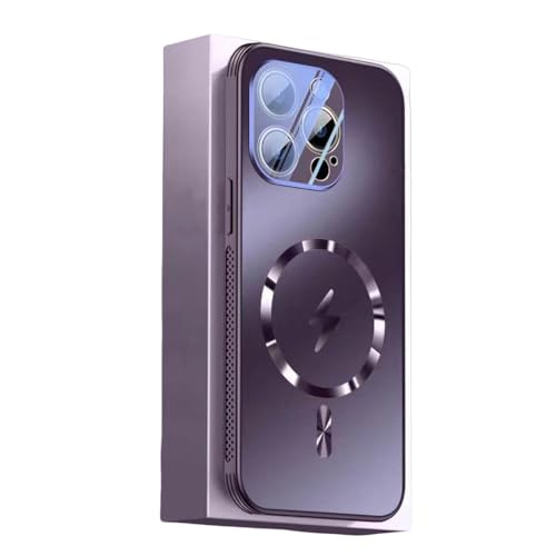 Coque de téléphone à absorption magnétique mate violette pour votre quotidien mobile