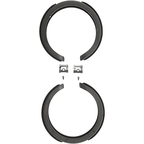 Image of Detroit Axle - Rear Brake Shoes Replacement for Chevrolet Blazer S10 Camaro Venture Buick Rendezvous Cadillac CTS SRX - 2pc Set