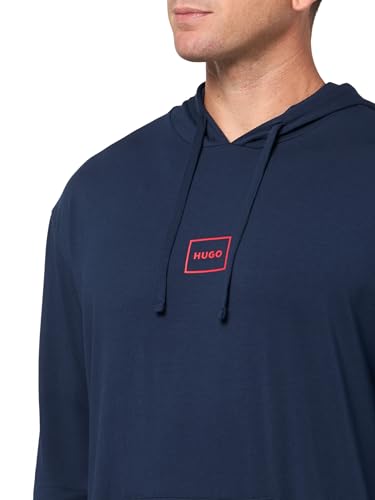 HUGO Men's Logo Outline Hooded Sweatshirt3