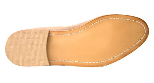 Santimon Chelsea Boots Men Suede Casual Dress Boots Ankle Boots Formal Shoes Black Brown Grey4