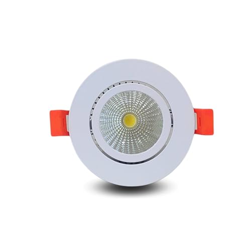 Image of D'Mak Moveble LED COB Light | Recessed LED Ceiling Light for Indoor Lighting | Warm White Color | Aluminium Body (4, 3 Watt)