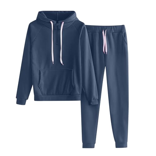 Survêtement ample 2 pièces pour femme avec sweat raglan zippé et pantalon