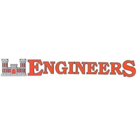 Army Engineers Window Strip Decal Sticker Cover